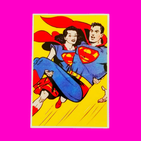 Supergirl Saves the Day Sticker