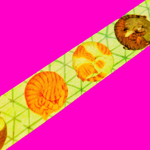 Napping Cats Washi Tape