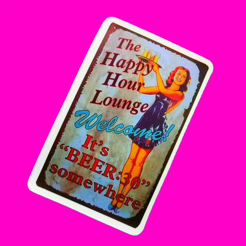 Happy Hour Lounge Sticker