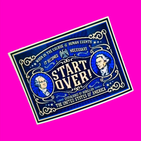 Start Over! Sticker