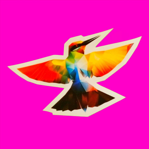 Hummingbird Prism Sticker