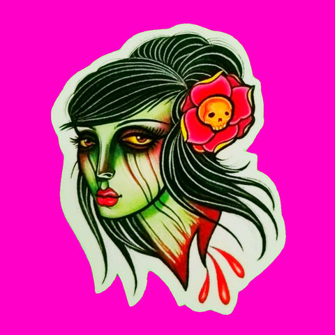 Beheaded Beauty Sticker