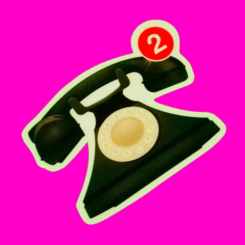 Telephono Dos Sticker