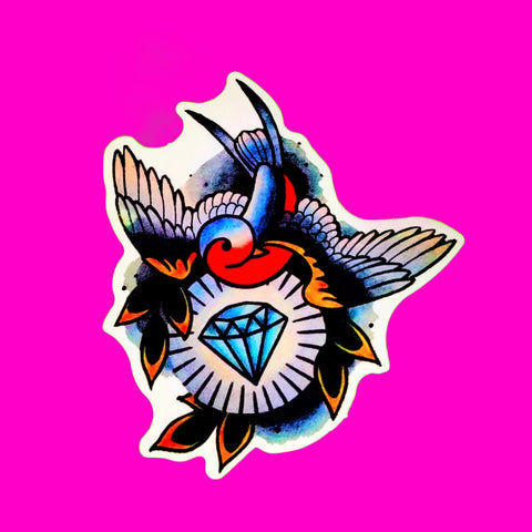Bird Tattoo Sticker - More Styles!
