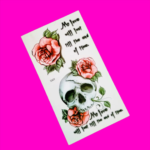 Till the End of Time Temporary Tattoo