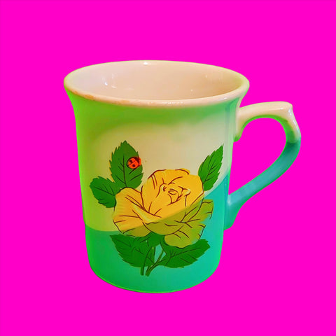 Yellow Rose Coffee Cup