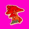 Psychedelic Shroom Sticker - More Styles!