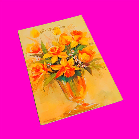 Get Well Daffodil Card