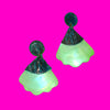 Shell Snakeskin Earrings
