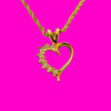 Rhinestone Heart Necklace