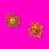 Flower Gold & Pearl Earrings