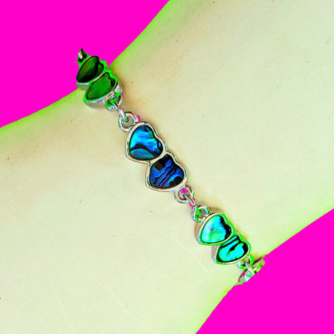 Shell Heart Bracelet