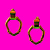 Gold Doorknocker Earrings