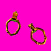 Gold Doorknocker Earrings