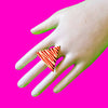 Zebra Cocktail Ring