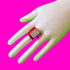 Retro Geometric Ring