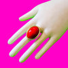 Retro Oval Cocktail Ring