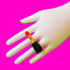 Lipstick Two-Finger Ring