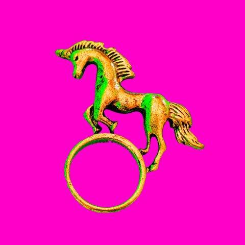 Golden Unicorn Ring