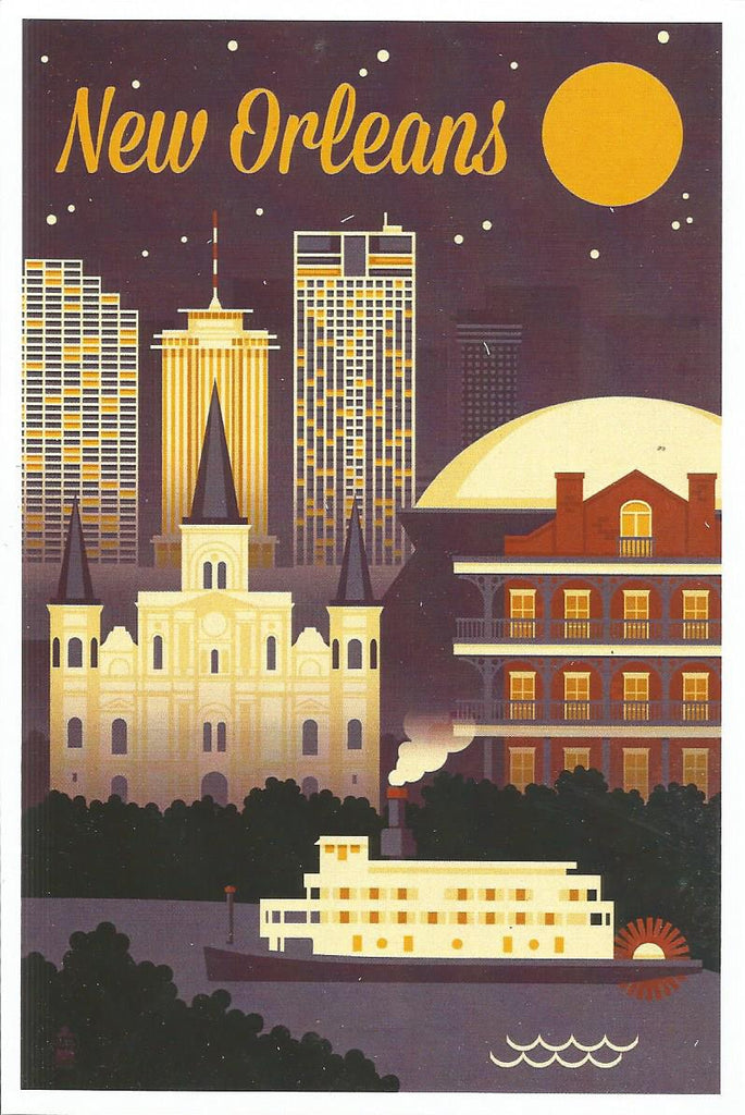 New Orleans - Skyline Postcard