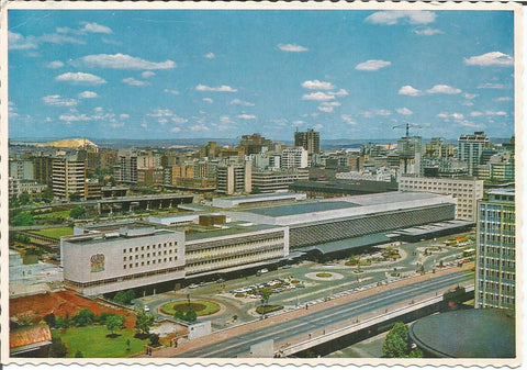 South Africa - Johannesburg - Railway Station & Air Terminal Postcard
