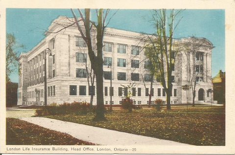 Canada - Ontario - London - London Life Insurance Building Postcard