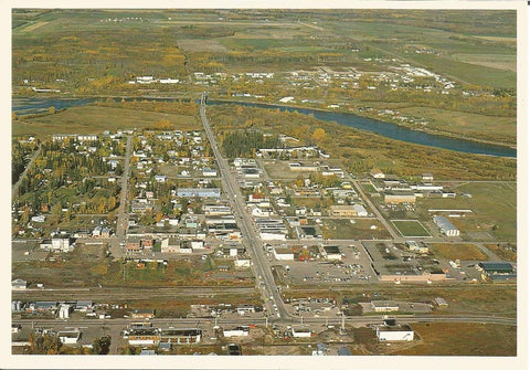 Canada - British Columbia - Vanderhoof - Aerial View Postcard