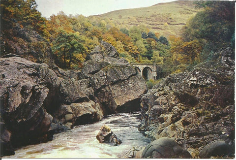 United Kingdom - Scotland - Killiecrankie - Soldier's Leap Postcard