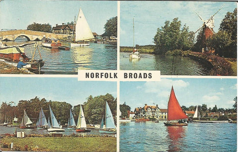 United Kingdom - England - Norfolk - The Broads Postcard