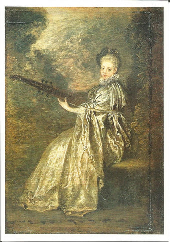 Antoine Watteau - La Finette Postcard