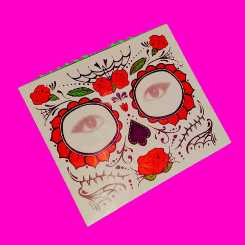 Sugar Skull Temporary Tattoo
