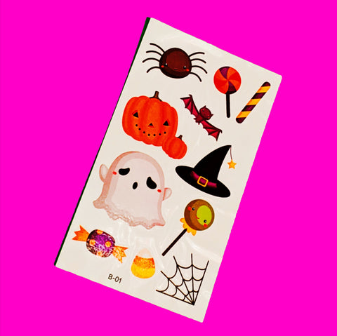 Spooky Cute Temporary Tattoo - More Styles!