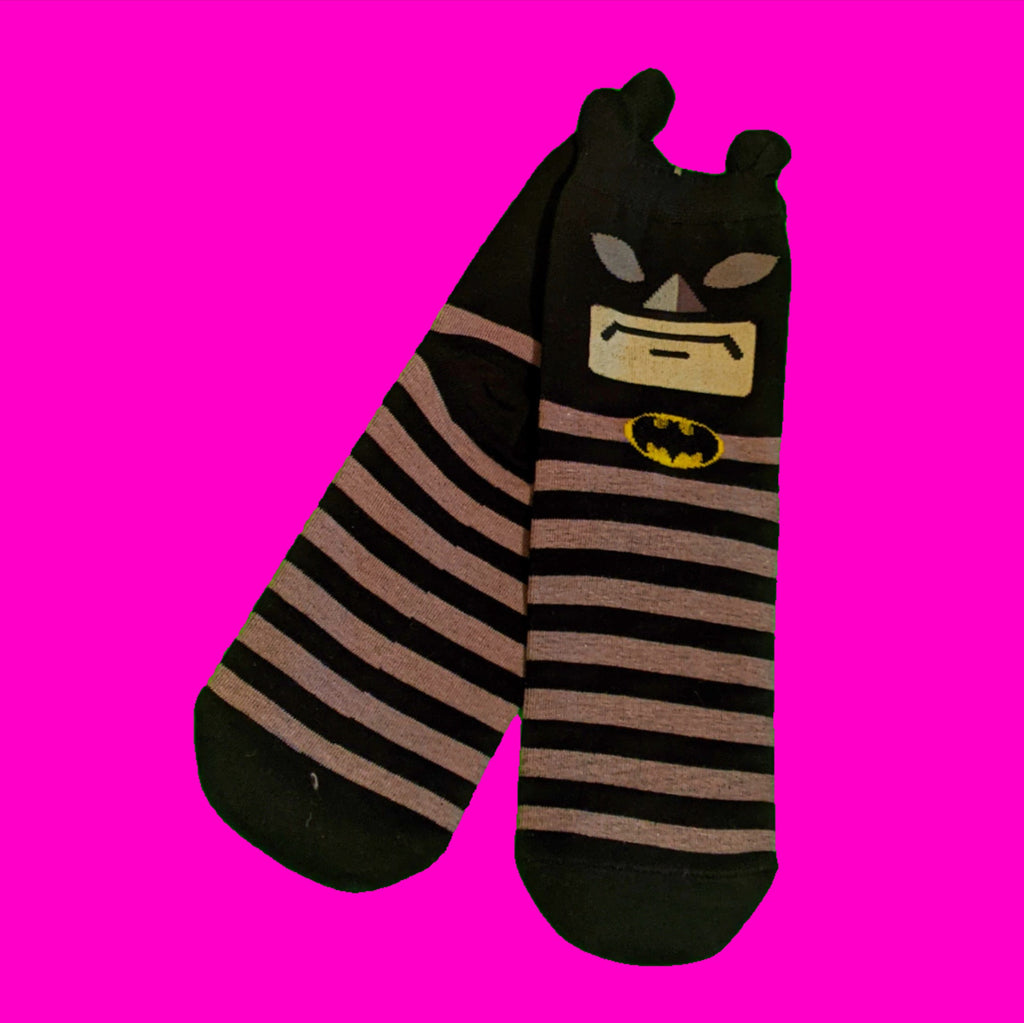 Lego Superhero Socks - More Styles! - Pink Skull