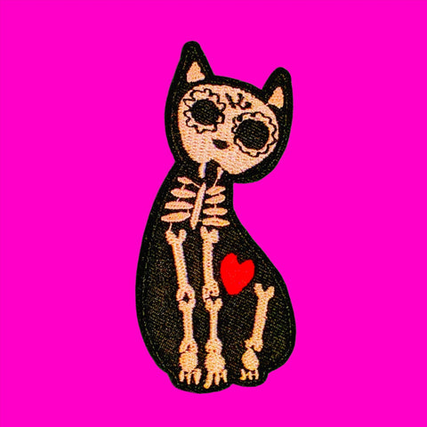 Cat Skeleton Patch
