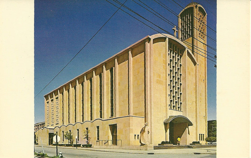 USA - Ohio - Youngstown - St. Columba's Cathedral Postcard
